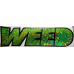 ART DECO  H.Q  "WEED" 3 Layer Decal 