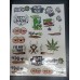420 WEED FULL 24pcs SHEET DECALS