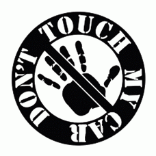 DONT TOUCH MY CAR #1  Vinyl Decal